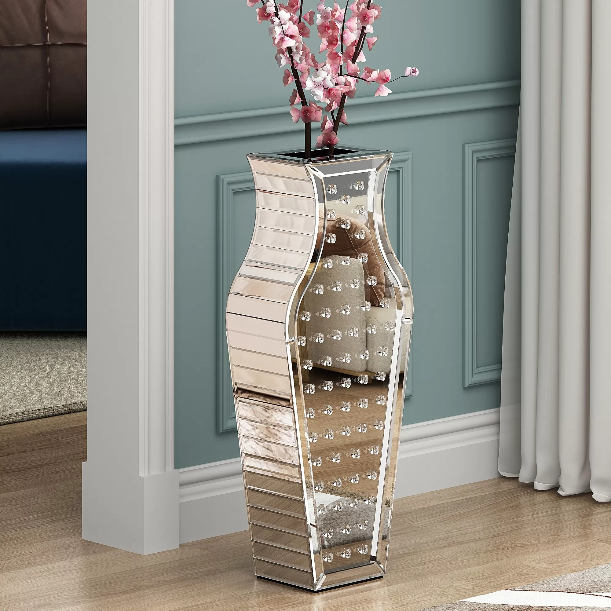SHYFOY Gudrun Handmade Glass Floor Vase / SF-FV149