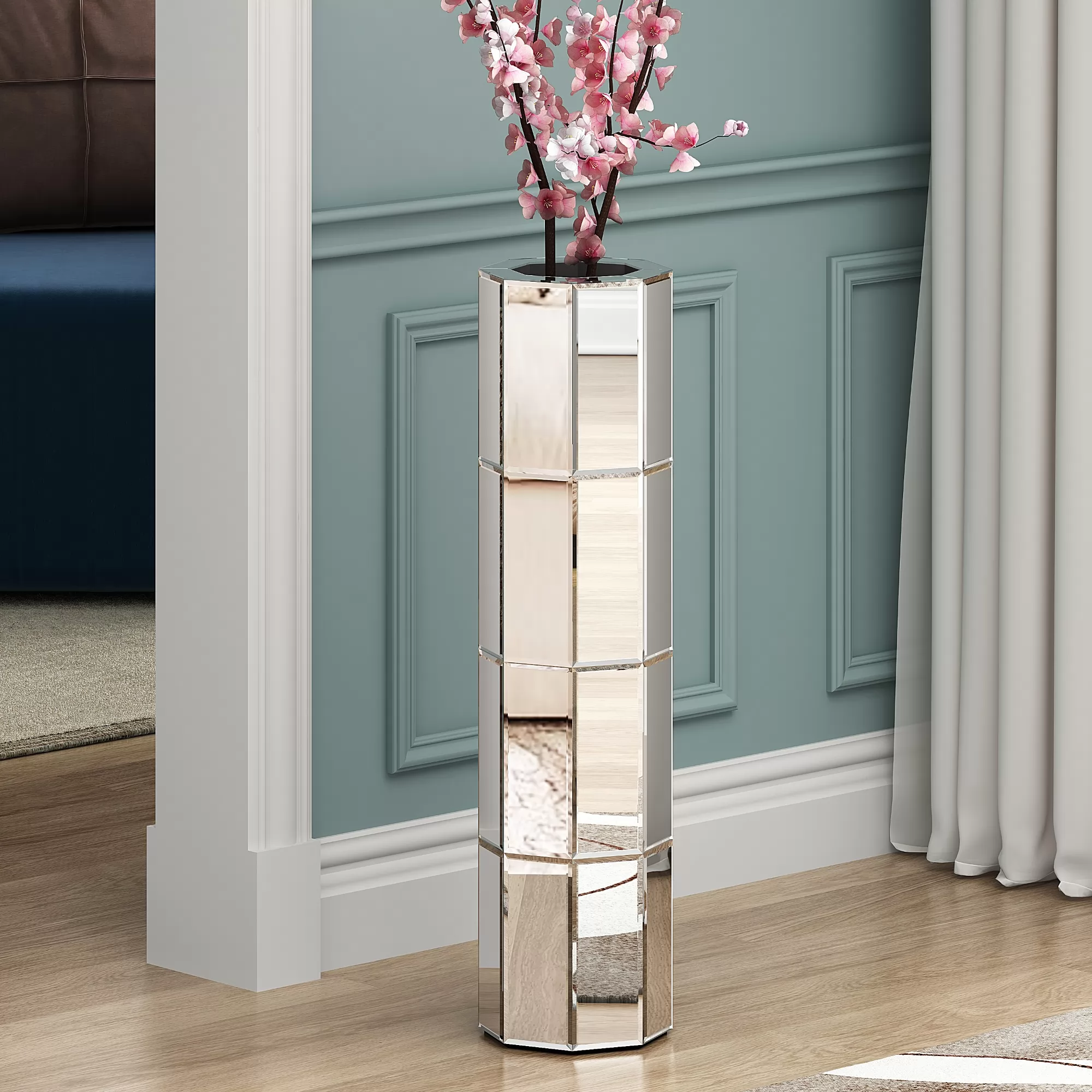 SHYFOY Mirror Floor vase for Home Decor / SF-FV151